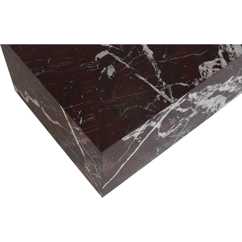 Bolzano Red Marble Coffee Table. Picture 6