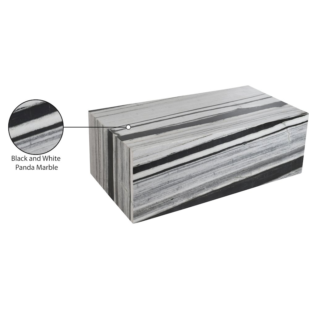 Bolzano Black Marble Coffee Table. Picture 6