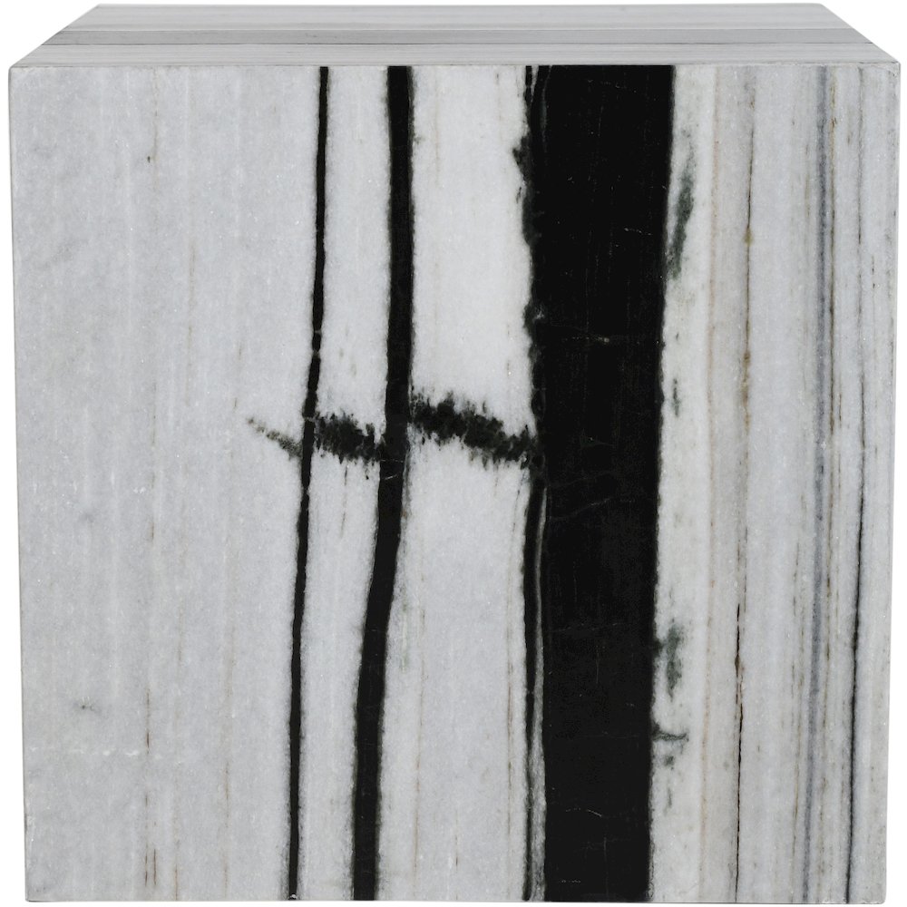 Bolzano Black Marble End Table. Picture 2