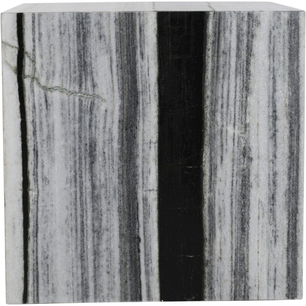 Bolzano Black Marble End Table. Picture 3