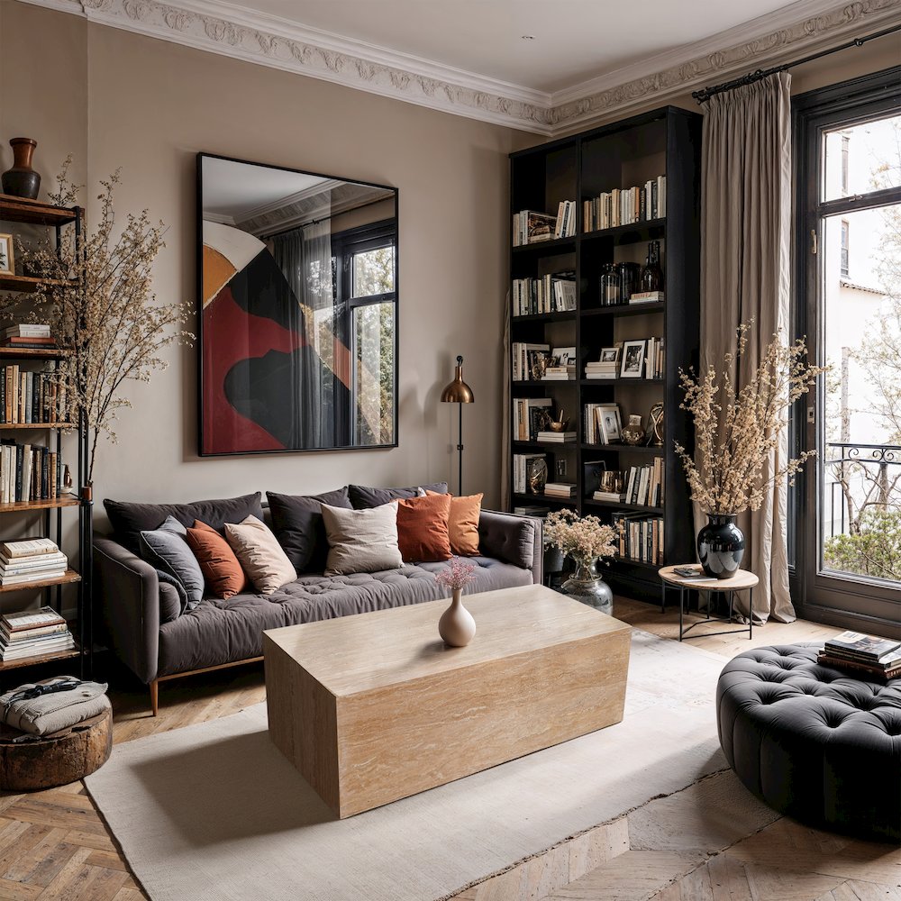 Bolzano Beige Travertine Coffee Table. Picture 6