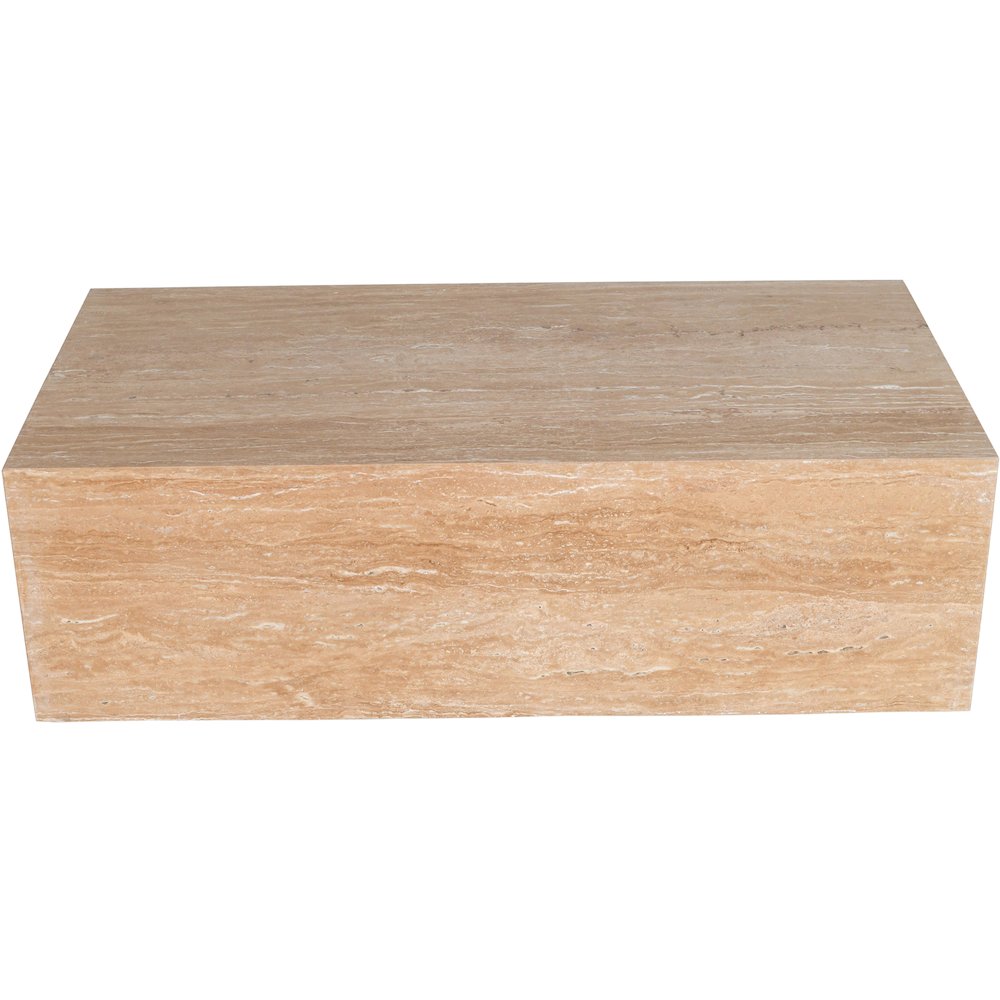 Bolzano Beige Travertine Coffee Table. Picture 2