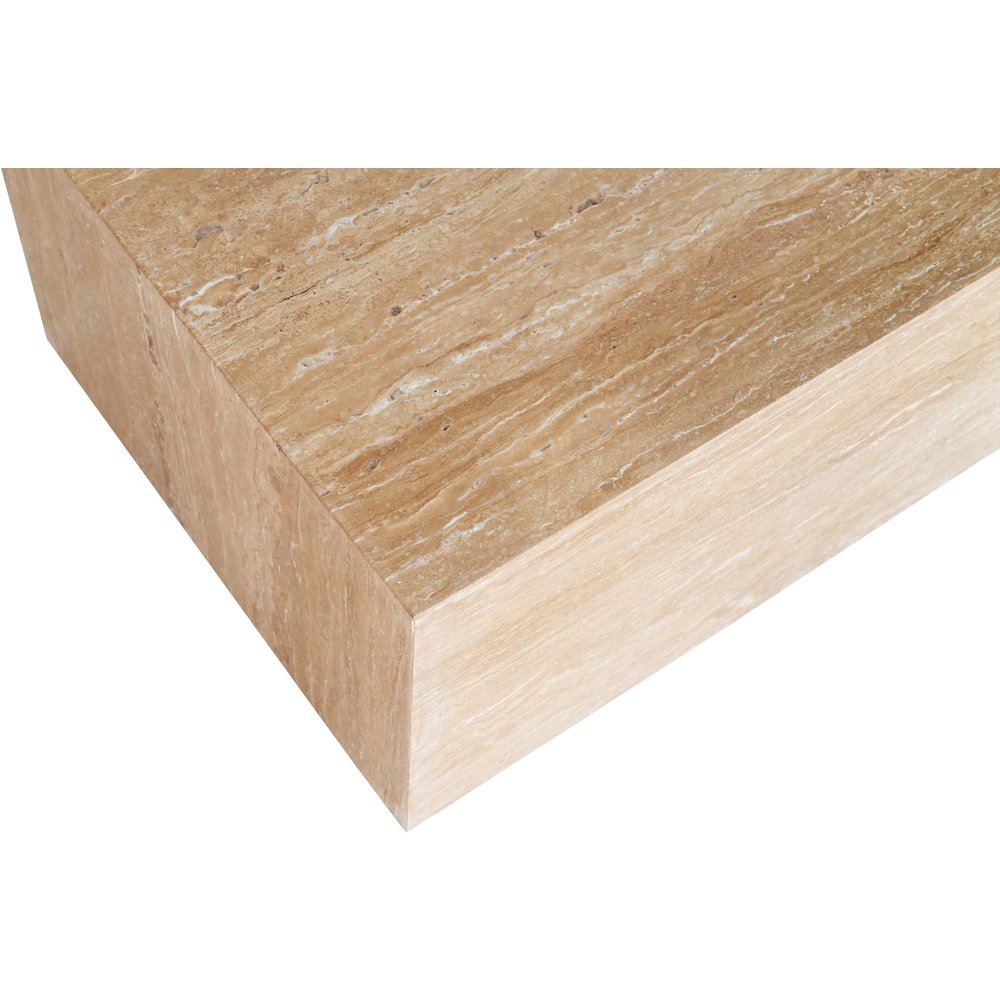 Bolzano Beige Travertine Coffee Table. Picture 3
