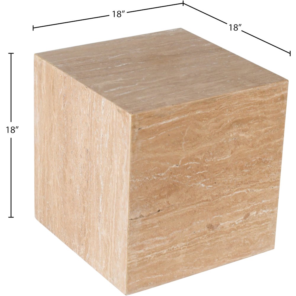 Bolzano Beige End Table. Picture 9