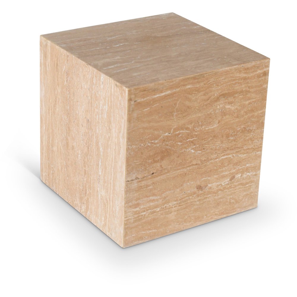 Bolzano Beige End Table. Picture 1