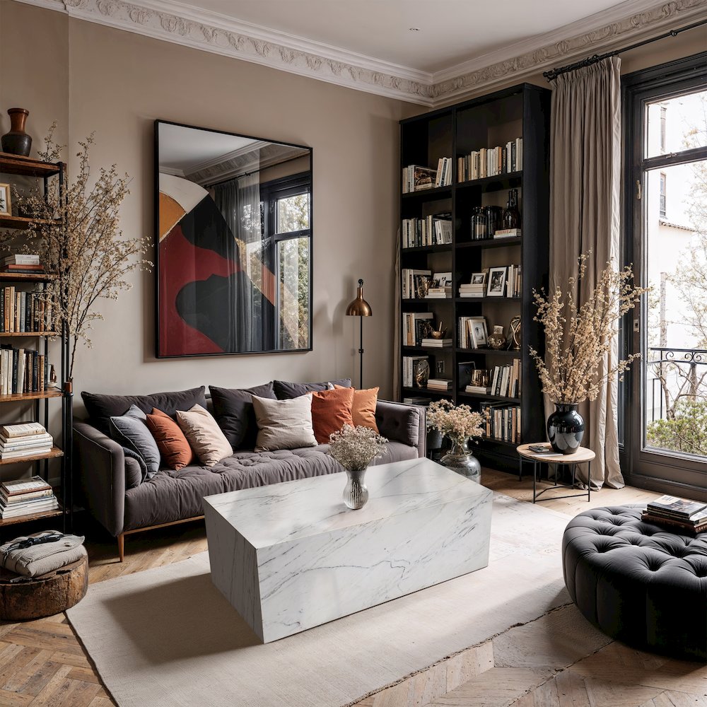 Bolzano White Marble Coffee Table. Picture 6