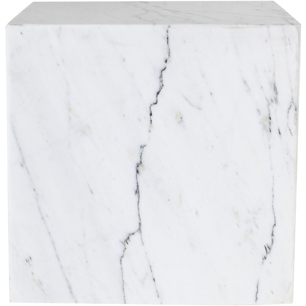 Bolzano White End Table. Picture 3