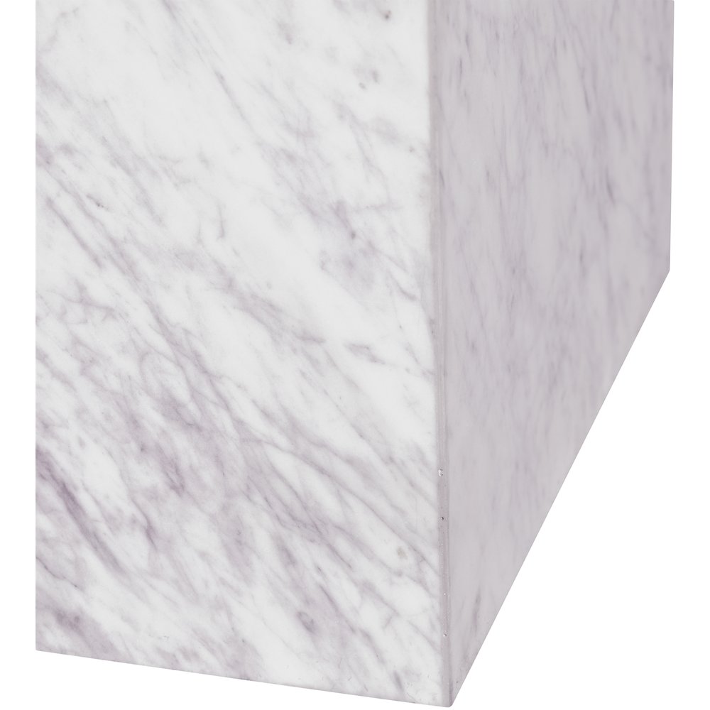 Bolzano White End Table. Picture 7