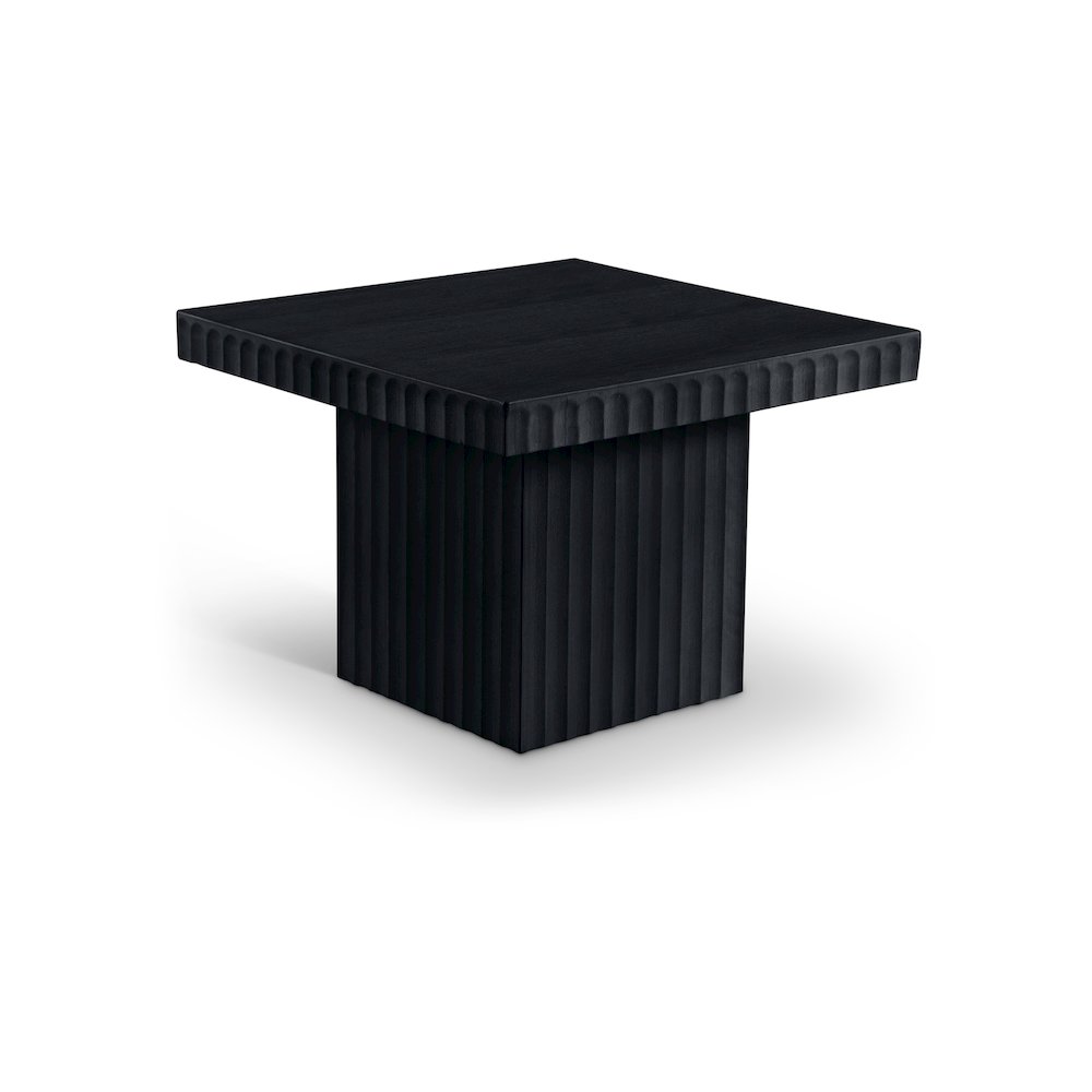 Spencer Black Oak Veneer Coffee Table. Picture 1