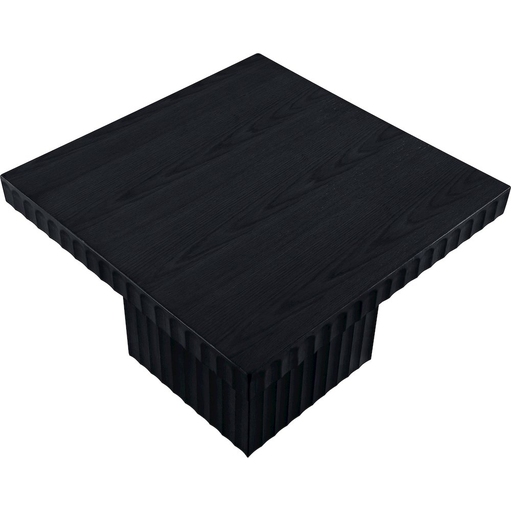 Spencer Black Oak Veneer Coffee Table. Picture 5