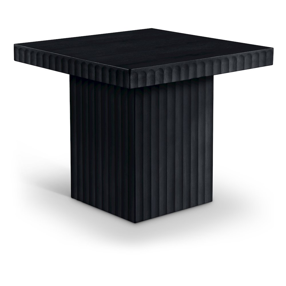 Spencer Black Oak Veneer Coffee Table. Picture 1