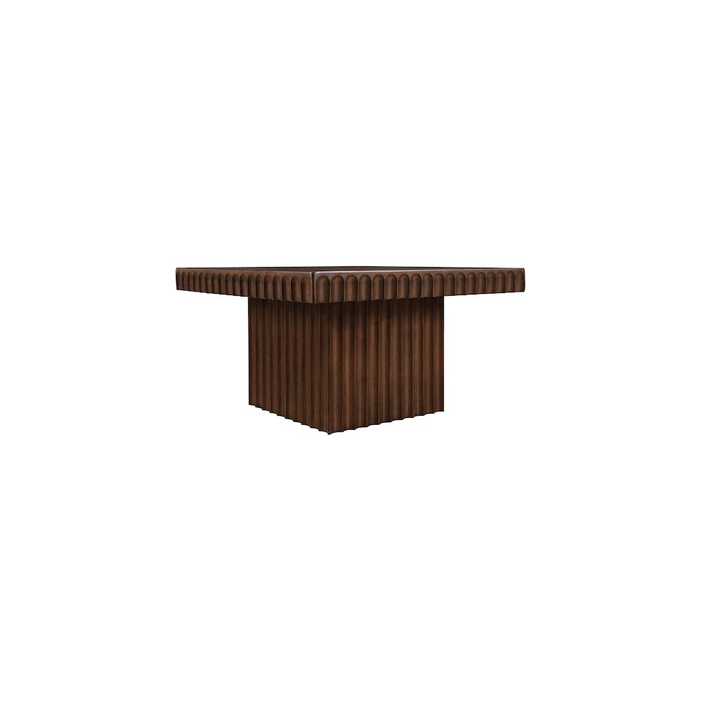 Spencer Brown Oak Veneer Coffee Table. Picture 3
