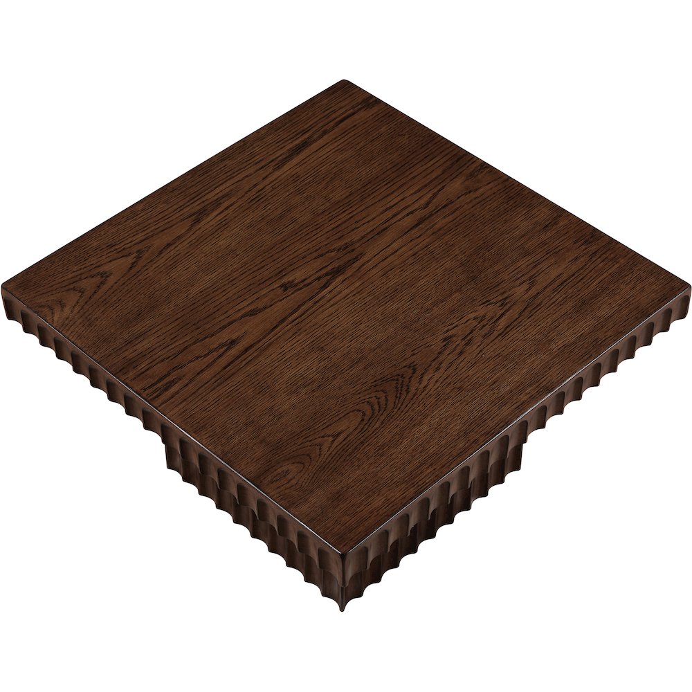 Spencer Brown Oak Veneer Coffee Table. Picture 5