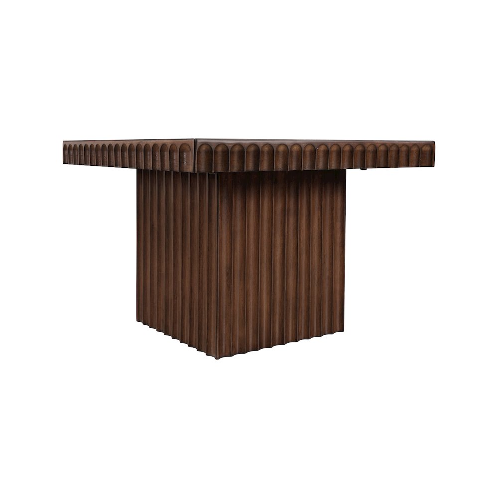 Spencer Brown Oak Veneer Coffee Table. Picture 3