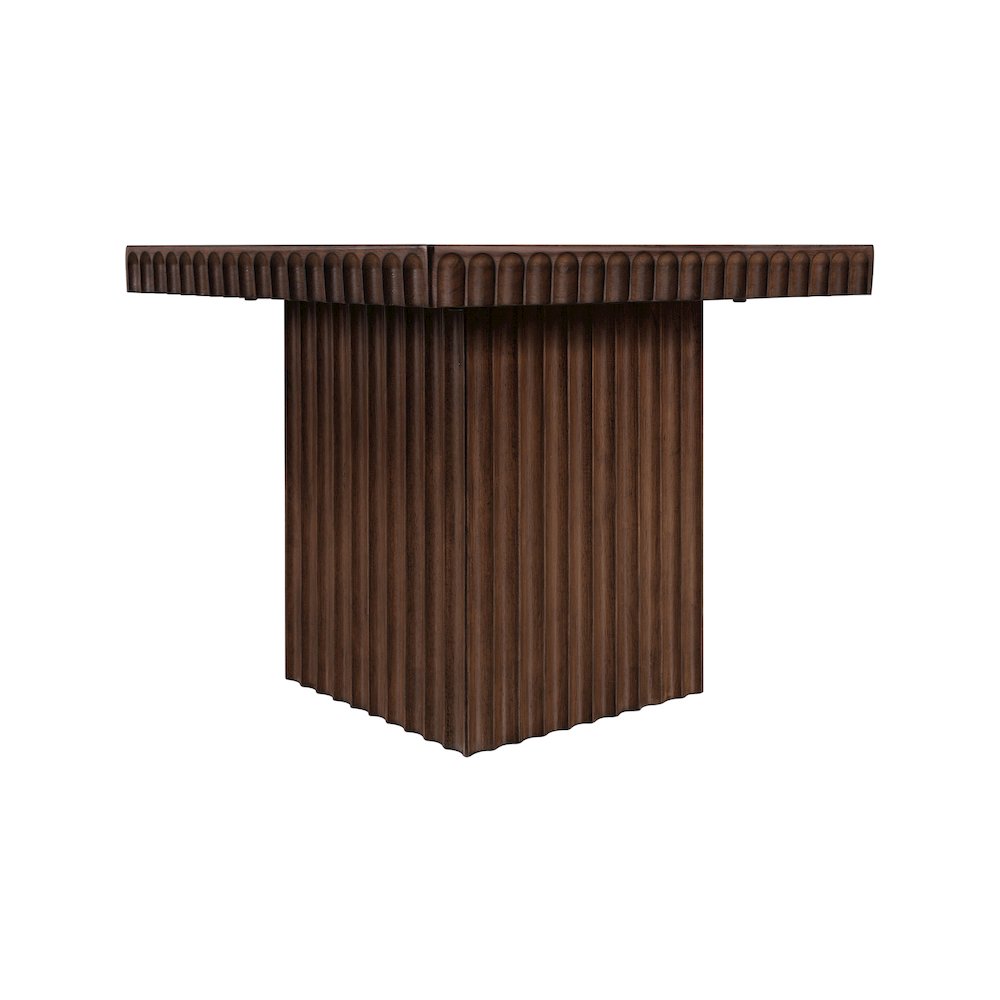 Spencer Brown Oak Veneer Coffee Table. Picture 3