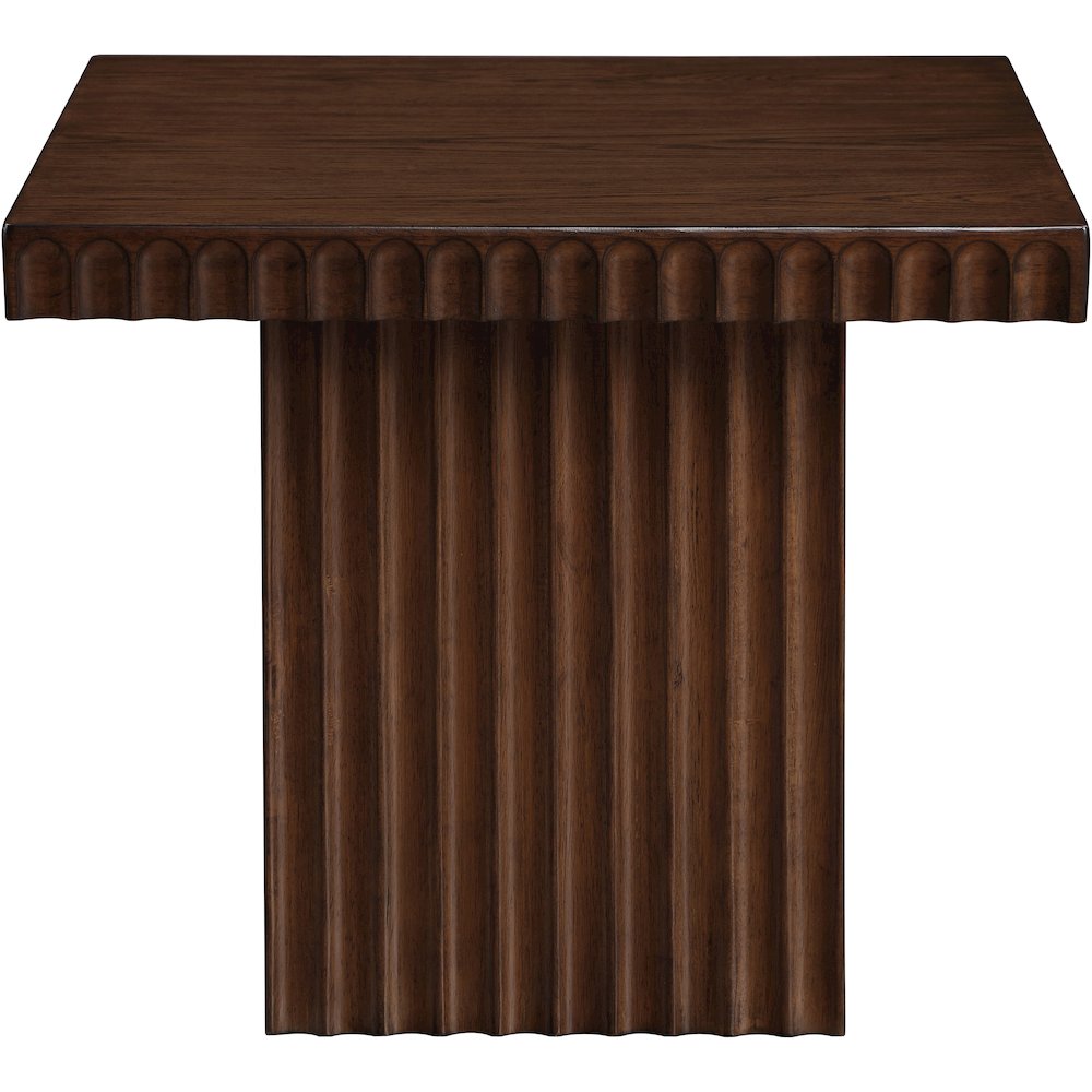 Spencer Brown Oak Veneer Coffee Table. Picture 4