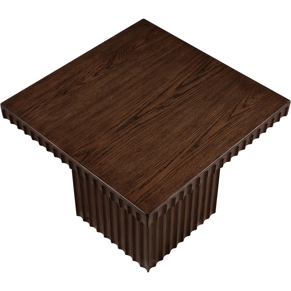 Spencer Brown Oak Veneer Coffee Table. Picture 5