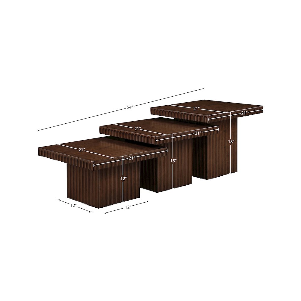 Spencer Brown Oak Veneer Coffee Table. Picture 13