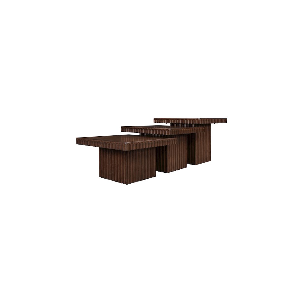 Spencer Brown Oak Veneer Coffee Table. Picture 5