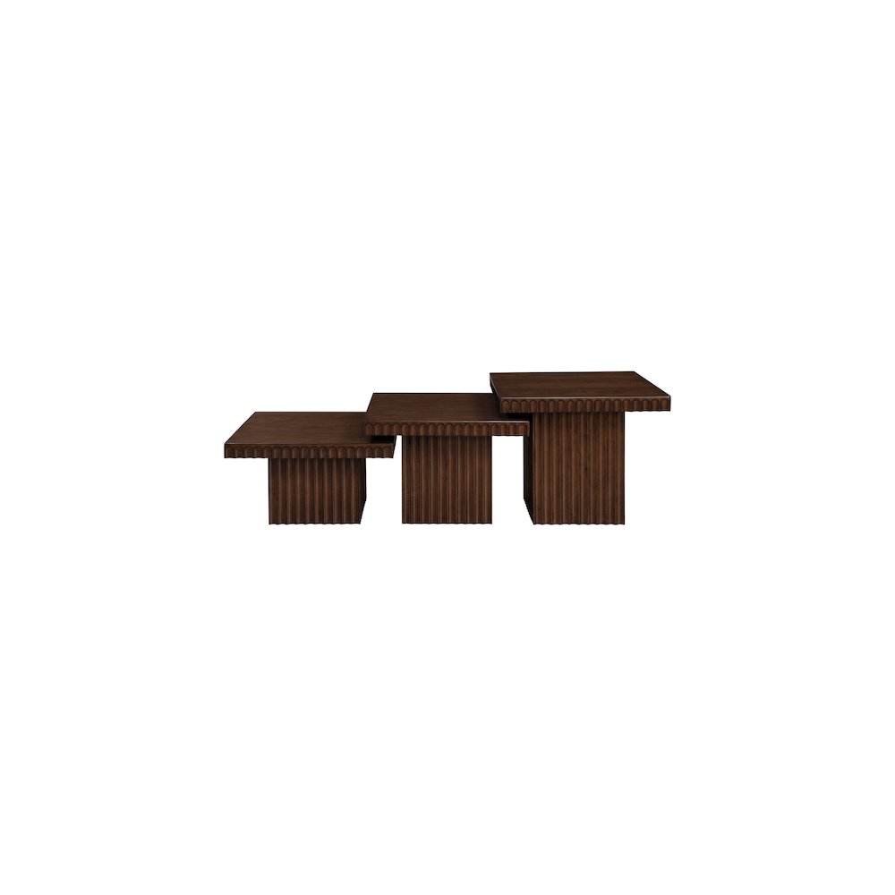 Spencer Brown Oak Veneer Coffee Table. Picture 7