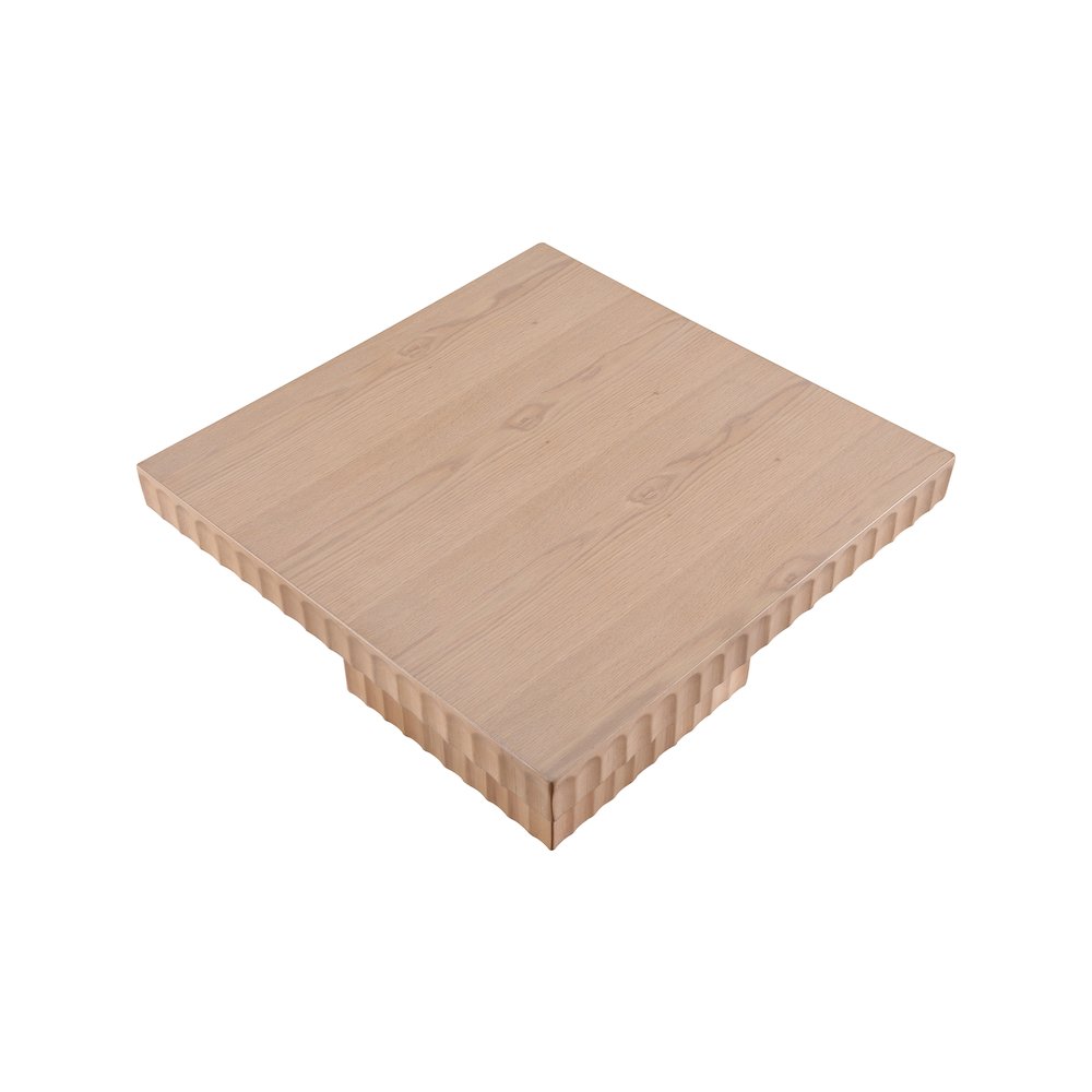 Spencer Natural Oak Veneer Coffee Table. Picture 5