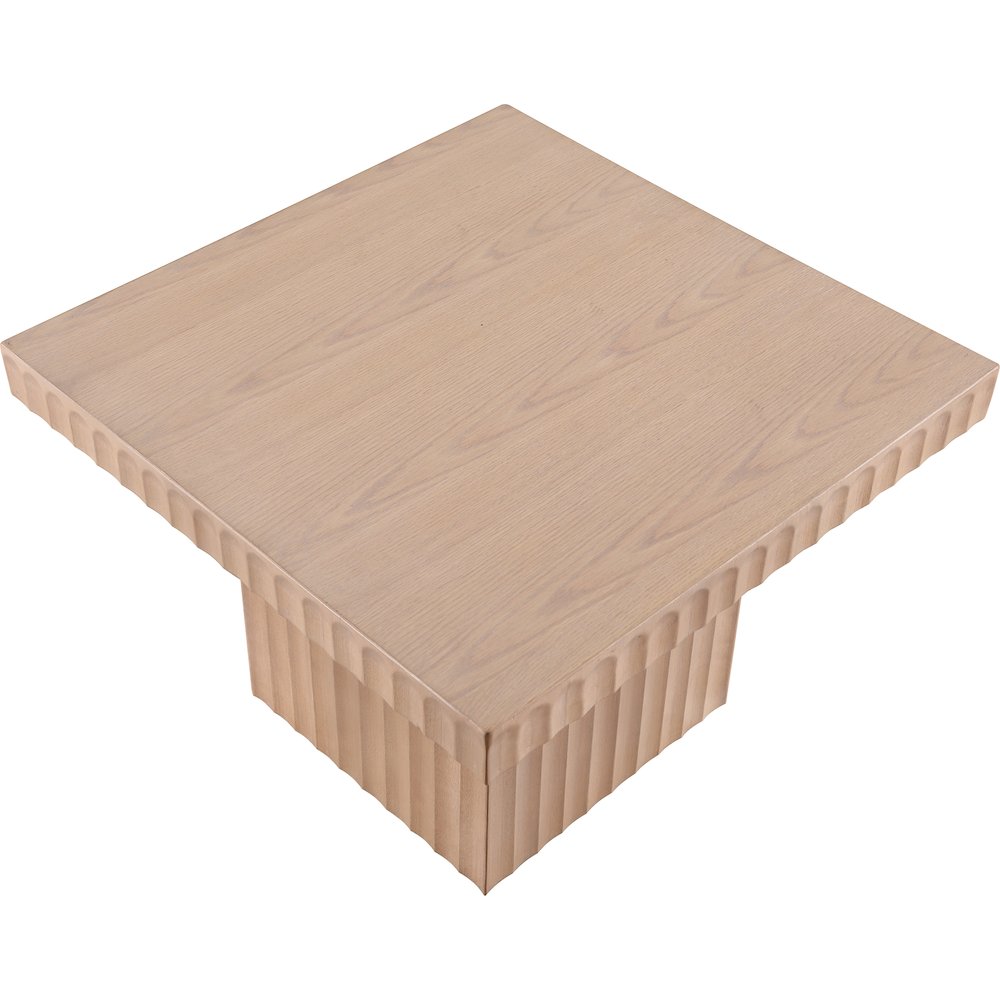 Spencer Natural Oak Veneer Coffee Table. Picture 5