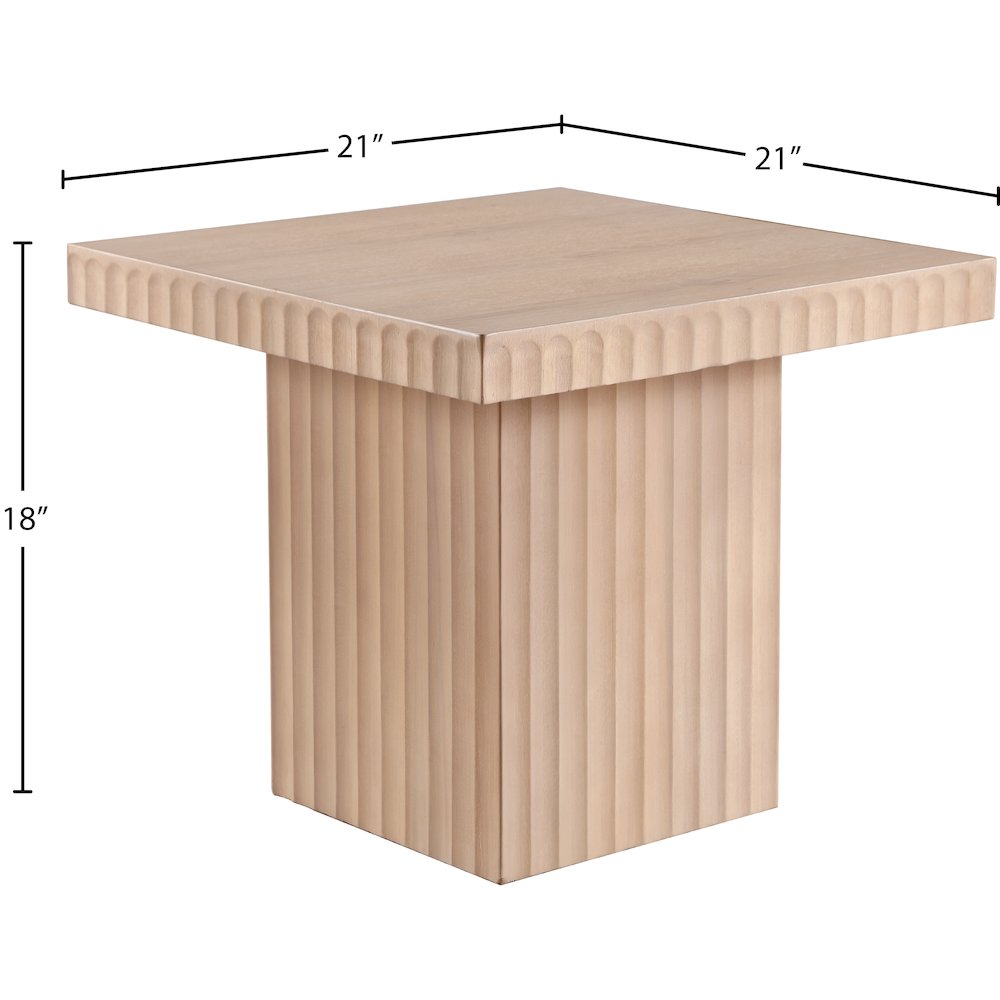Spencer Natural Oak Veneer Coffee Table. Picture 8