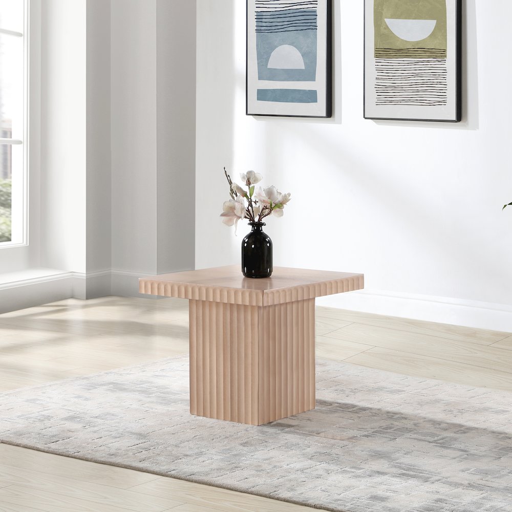 Spencer Natural Oak Veneer Coffee Table. Picture 2