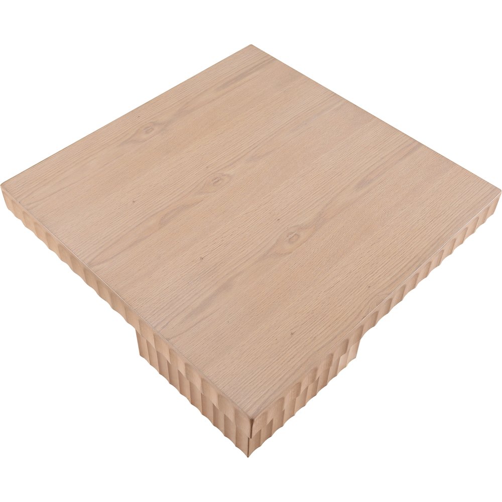 Spencer Natural Oak Veneer Coffee Table. Picture 5