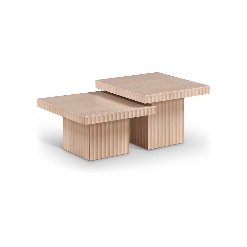 Spencer Natural Oak Veneer Coffee Table. Picture 1