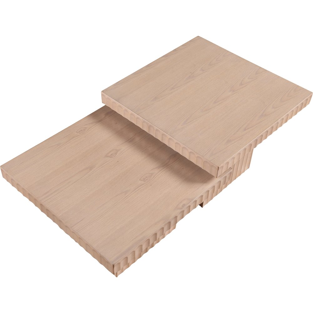 Spencer Natural Oak Veneer Coffee Table. Picture 5