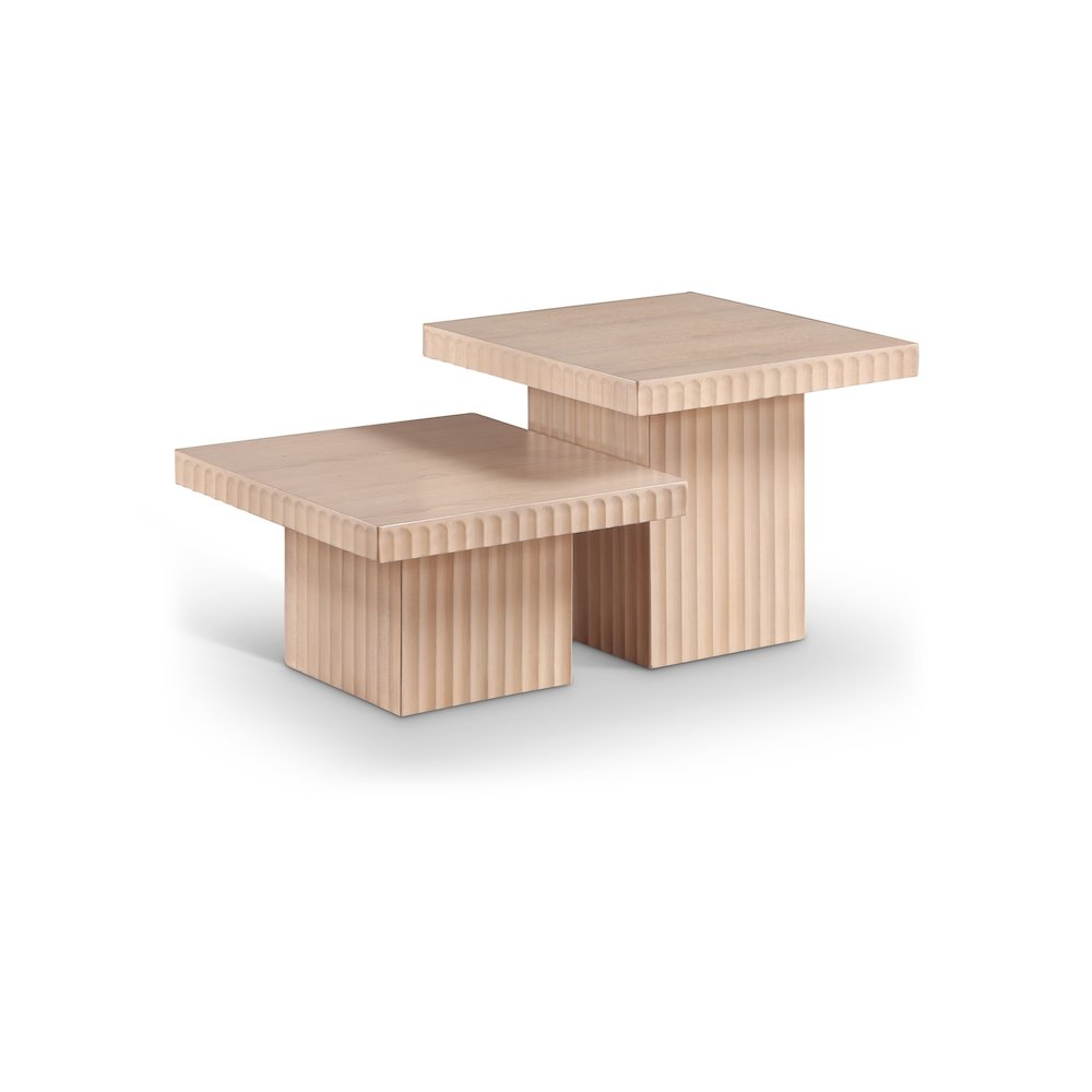 Spencer Natural Oak Veneer Coffee Table. Picture 1