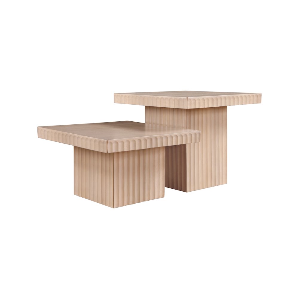 Spencer Natural Oak Veneer Coffee Table. Picture 3