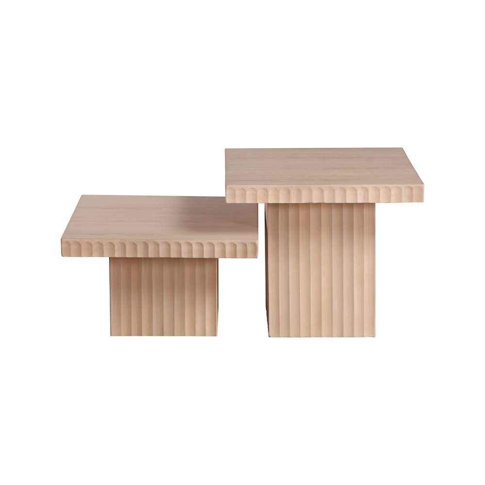 Spencer Natural Oak Veneer Coffee Table. Picture 4