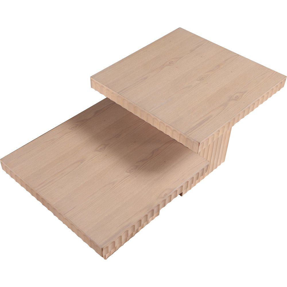 Spencer Natural Oak Veneer Coffee Table. Picture 5