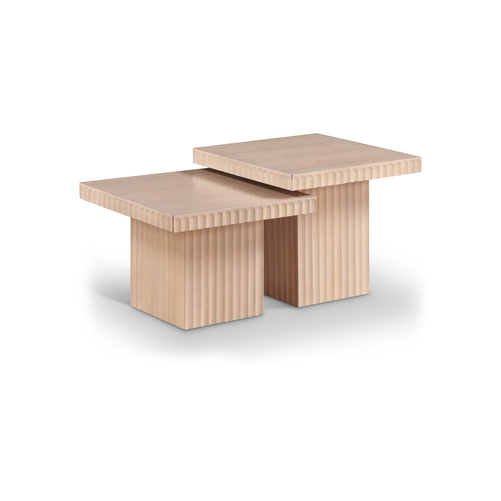 Spencer Natural Oak Veneer Coffee Table. Picture 1