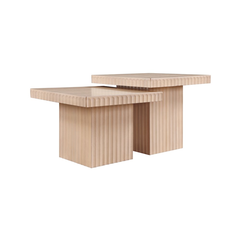 Spencer Natural Oak Veneer Coffee Table. Picture 3