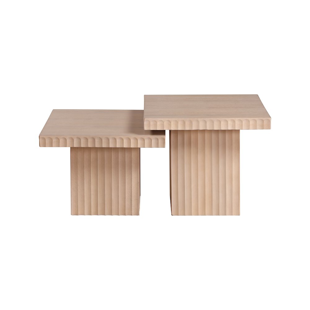 Spencer Natural Oak Veneer Coffee Table. Picture 4