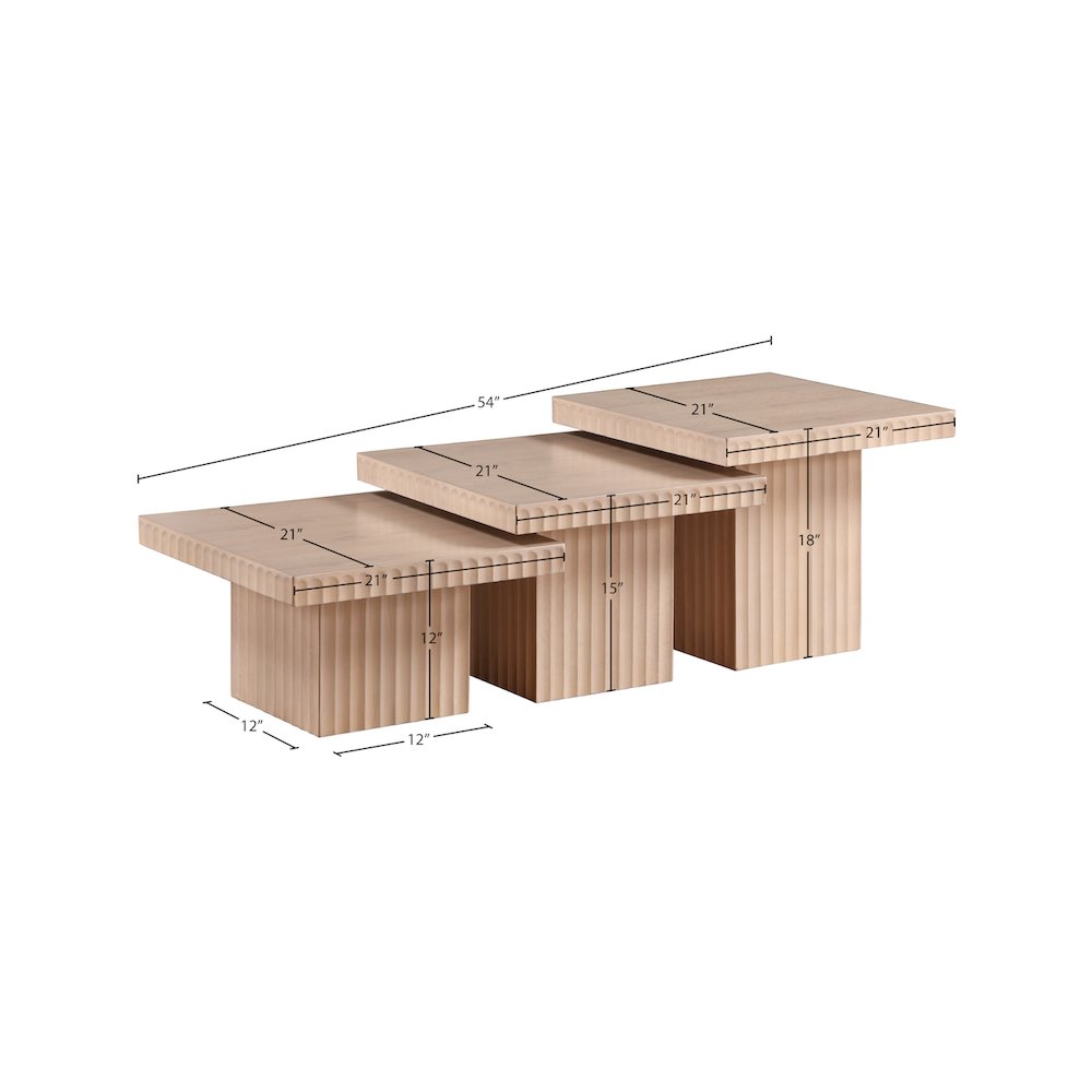 Spencer Natural Oak Veneer Coffee Table. Picture 13