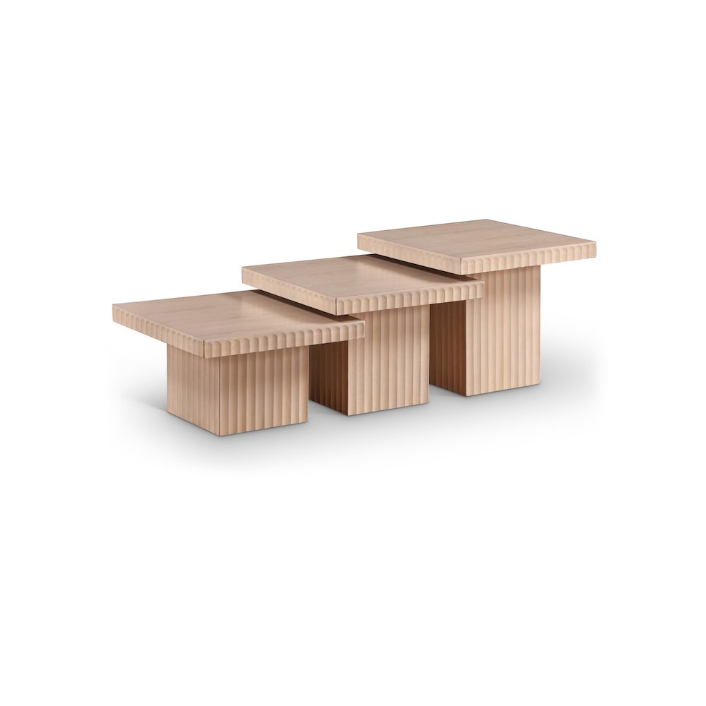 Spencer Natural Oak Veneer Coffee Table. Picture 1