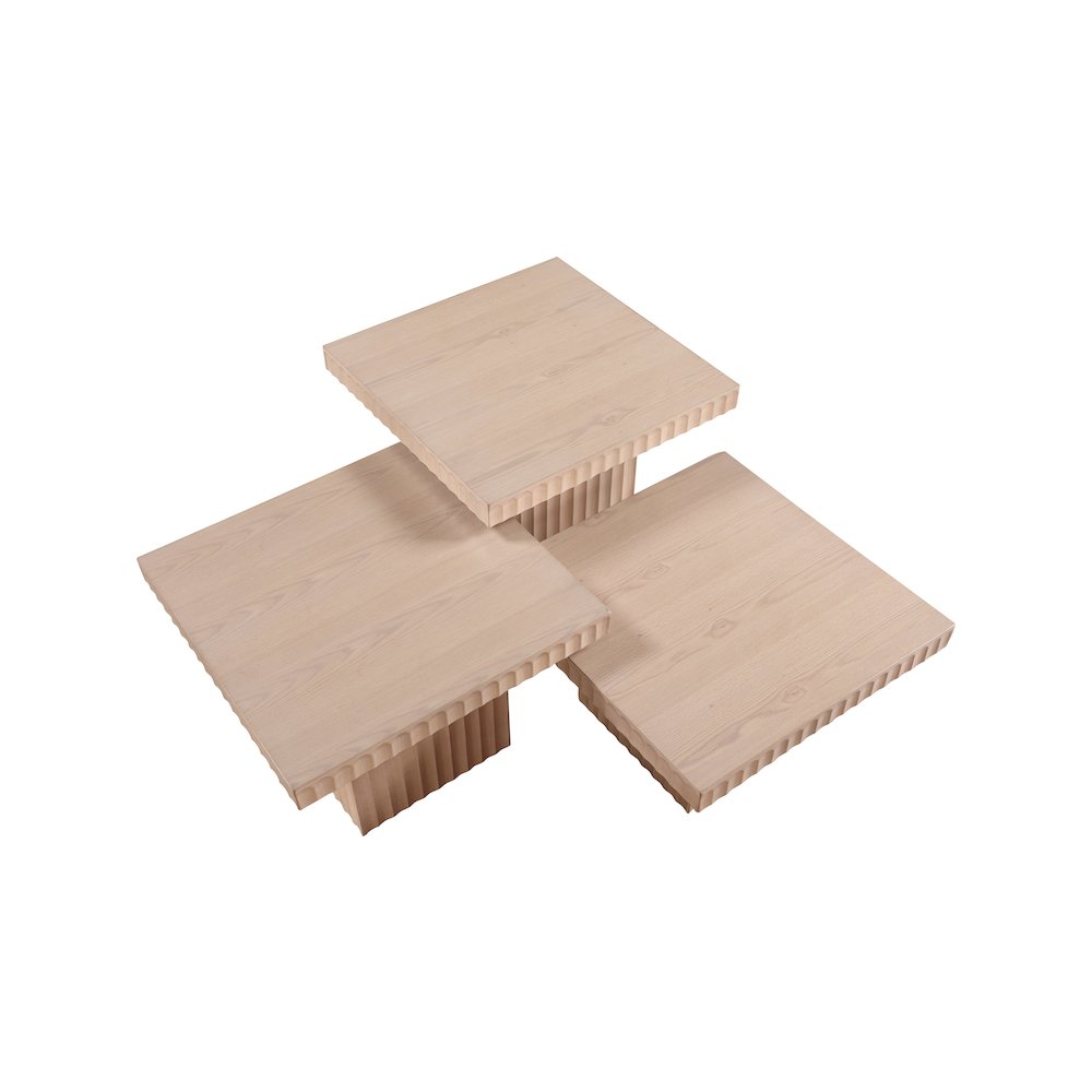Spencer Natural Oak Veneer Coffee Table. Picture 10