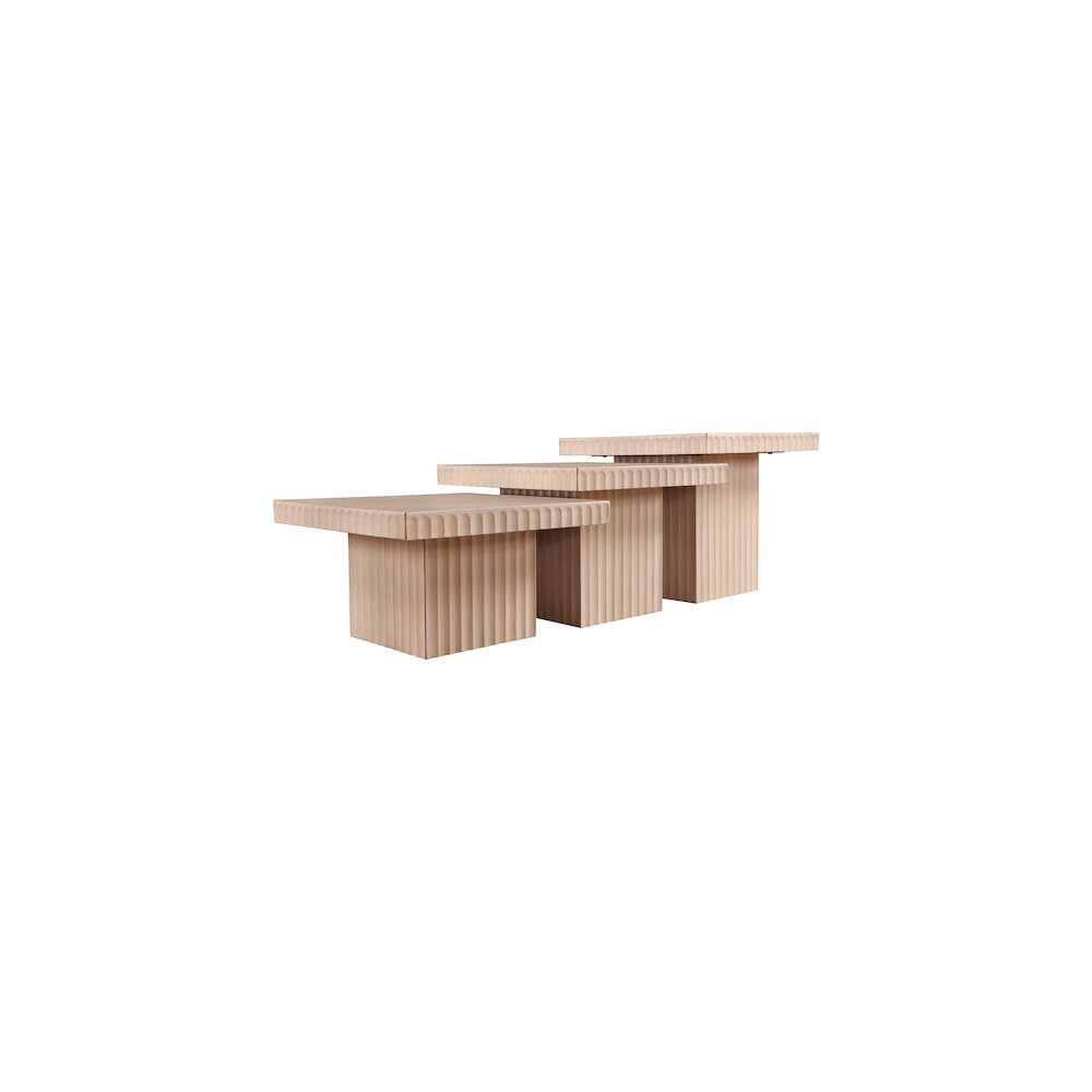 Spencer Natural Oak Veneer Coffee Table. Picture 5