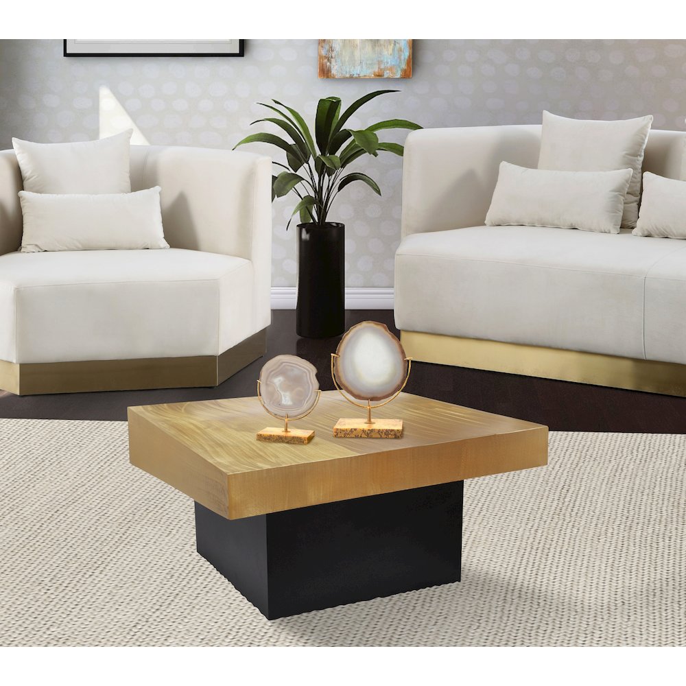 Palladium Gold Coffee Table. Picture 2