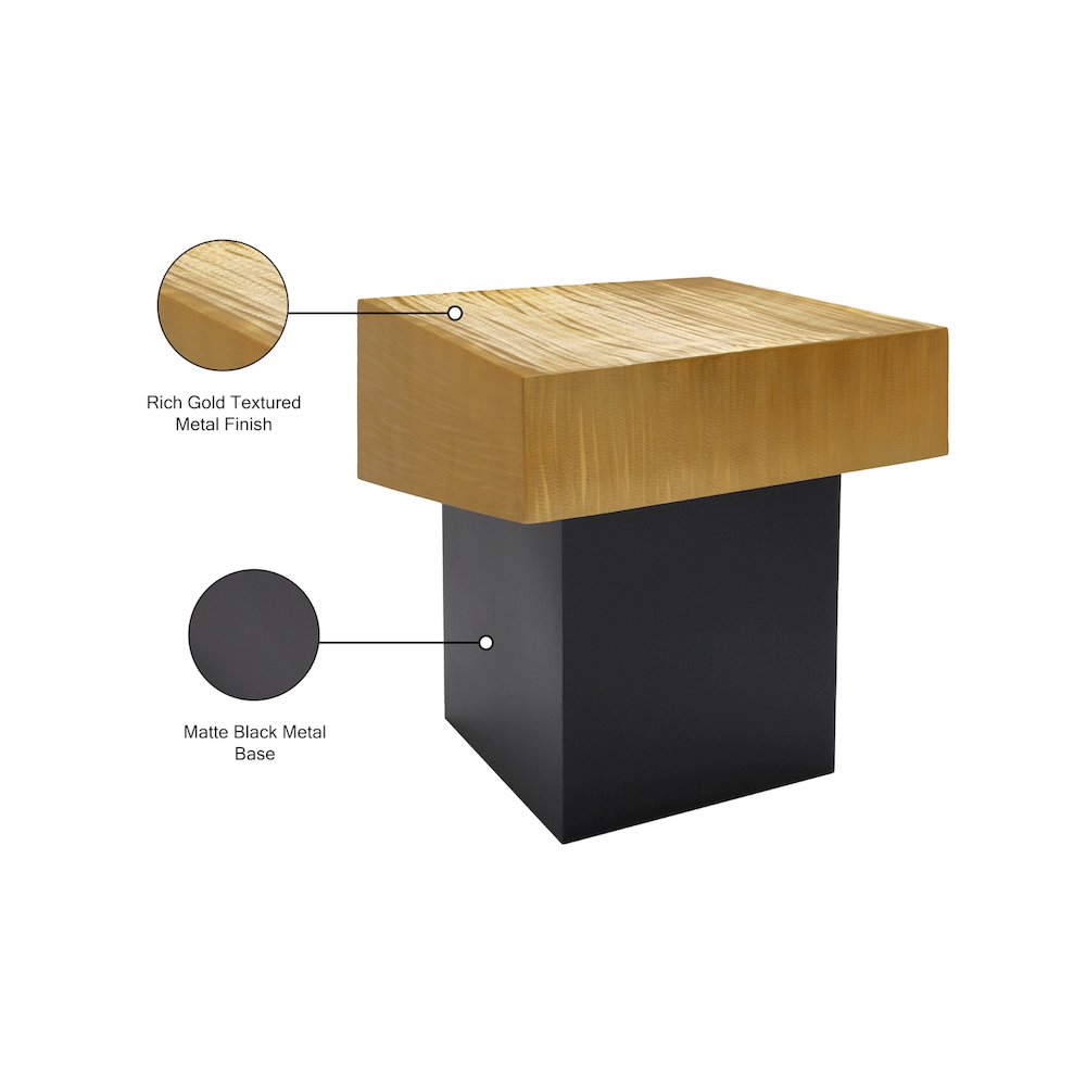 Palladium Gold End Table. Picture 9