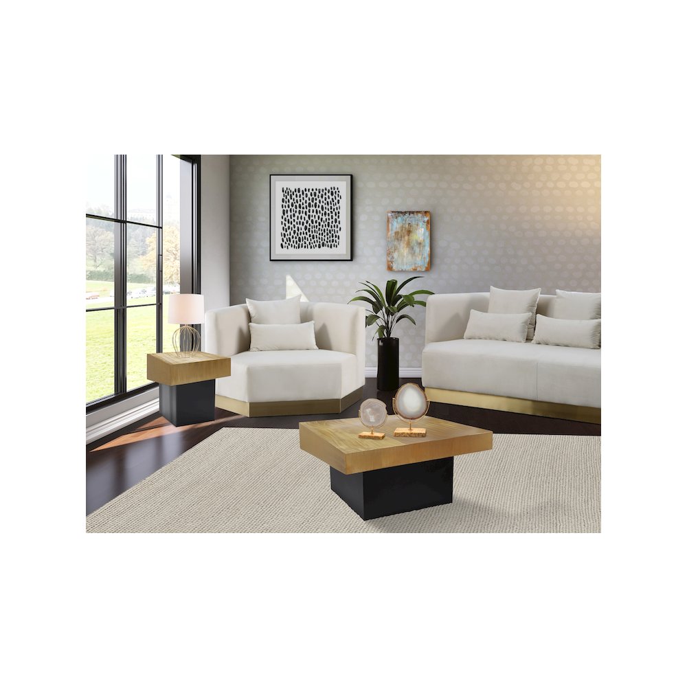 Palladium Gold End Table. Picture 7
