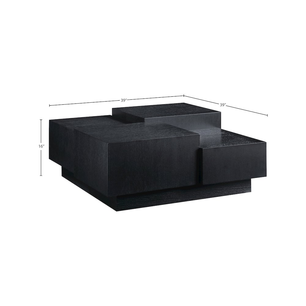 Mateo Black Coffee Table. Picture 7