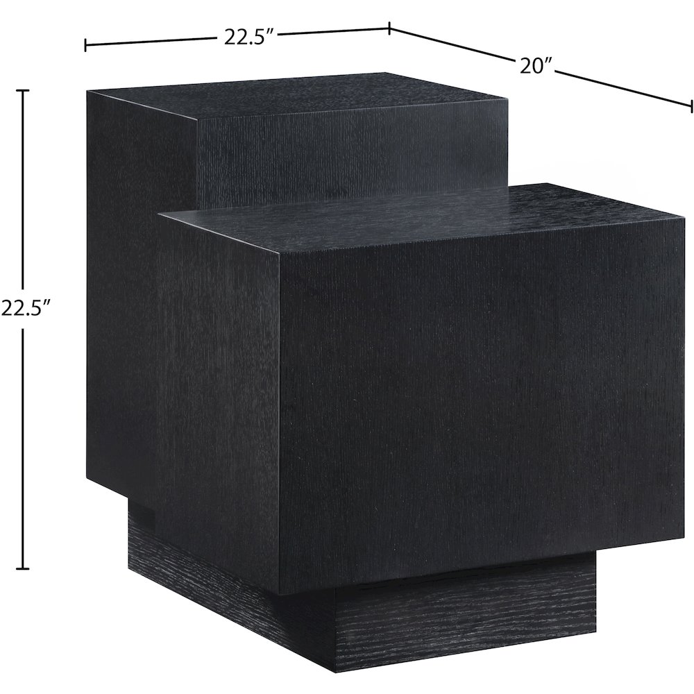 Mateo Black End Table. Picture 7