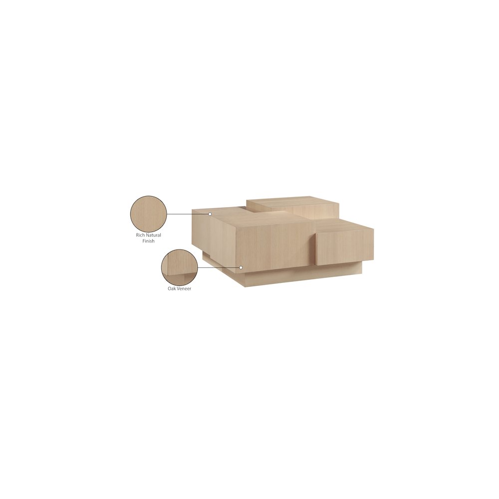 Mateo Natural Coffee Table. Picture 8