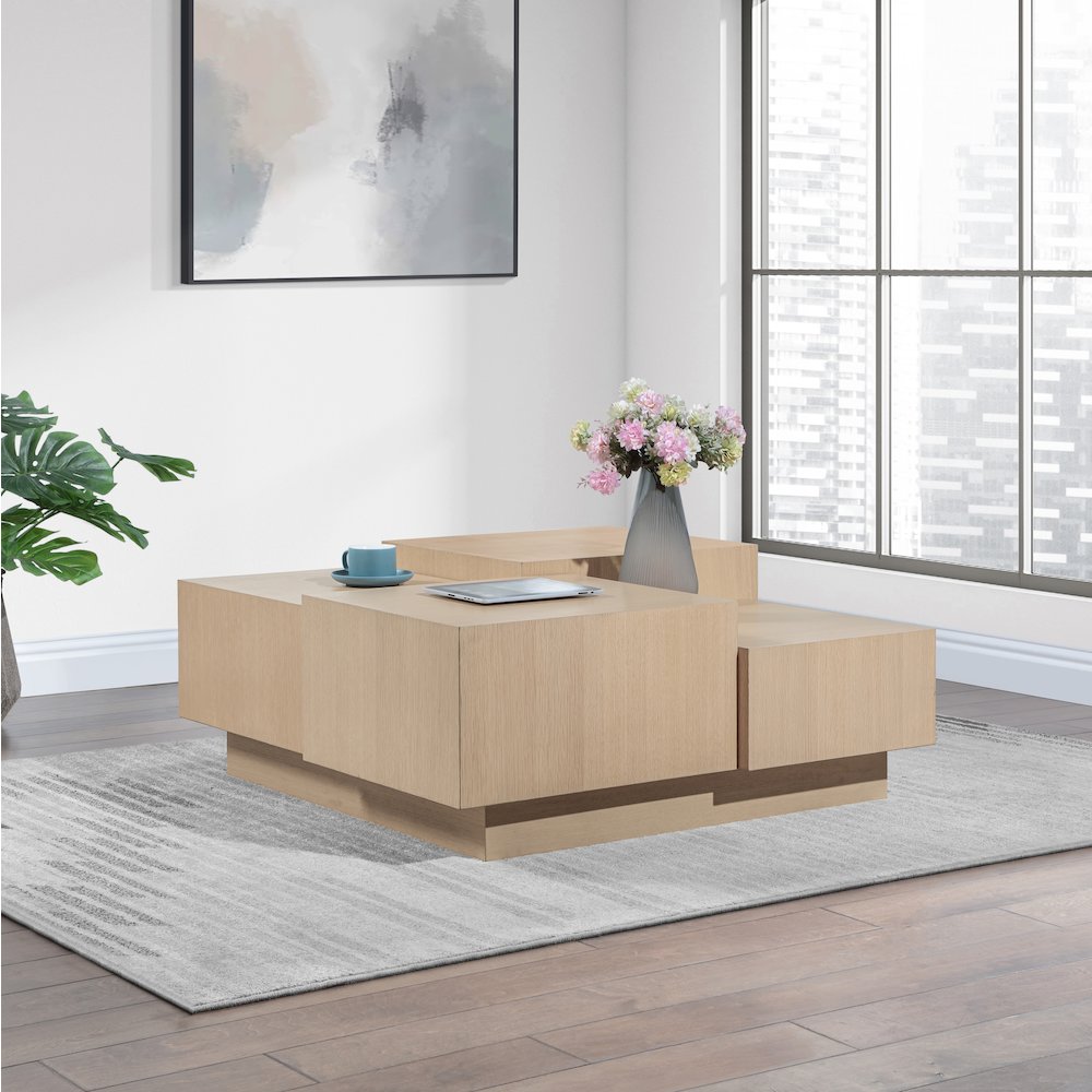 Mateo Natural Coffee Table. Picture 2