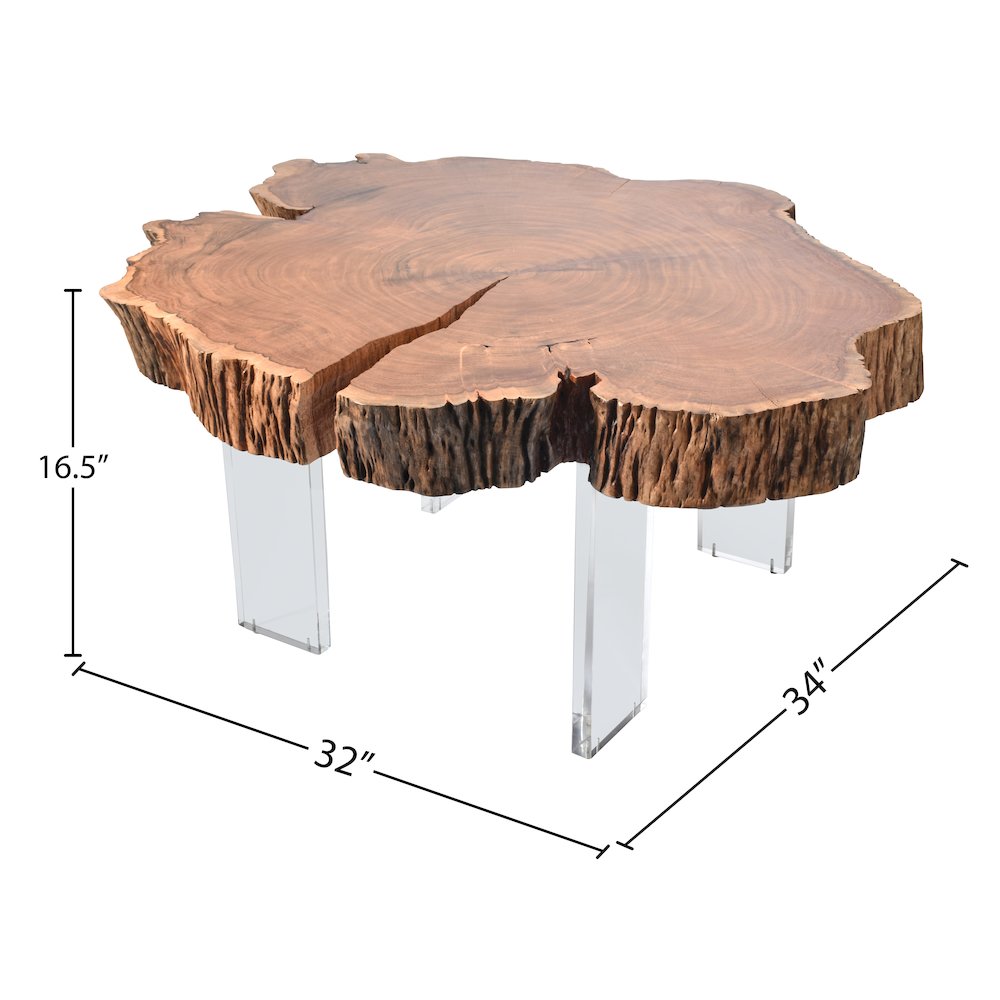 Woodland Natural Wood Coffee Table. Picture 7